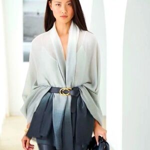 $150 MSRP Cushnie one size grey horizon ombré scarf - Rachel Zoe